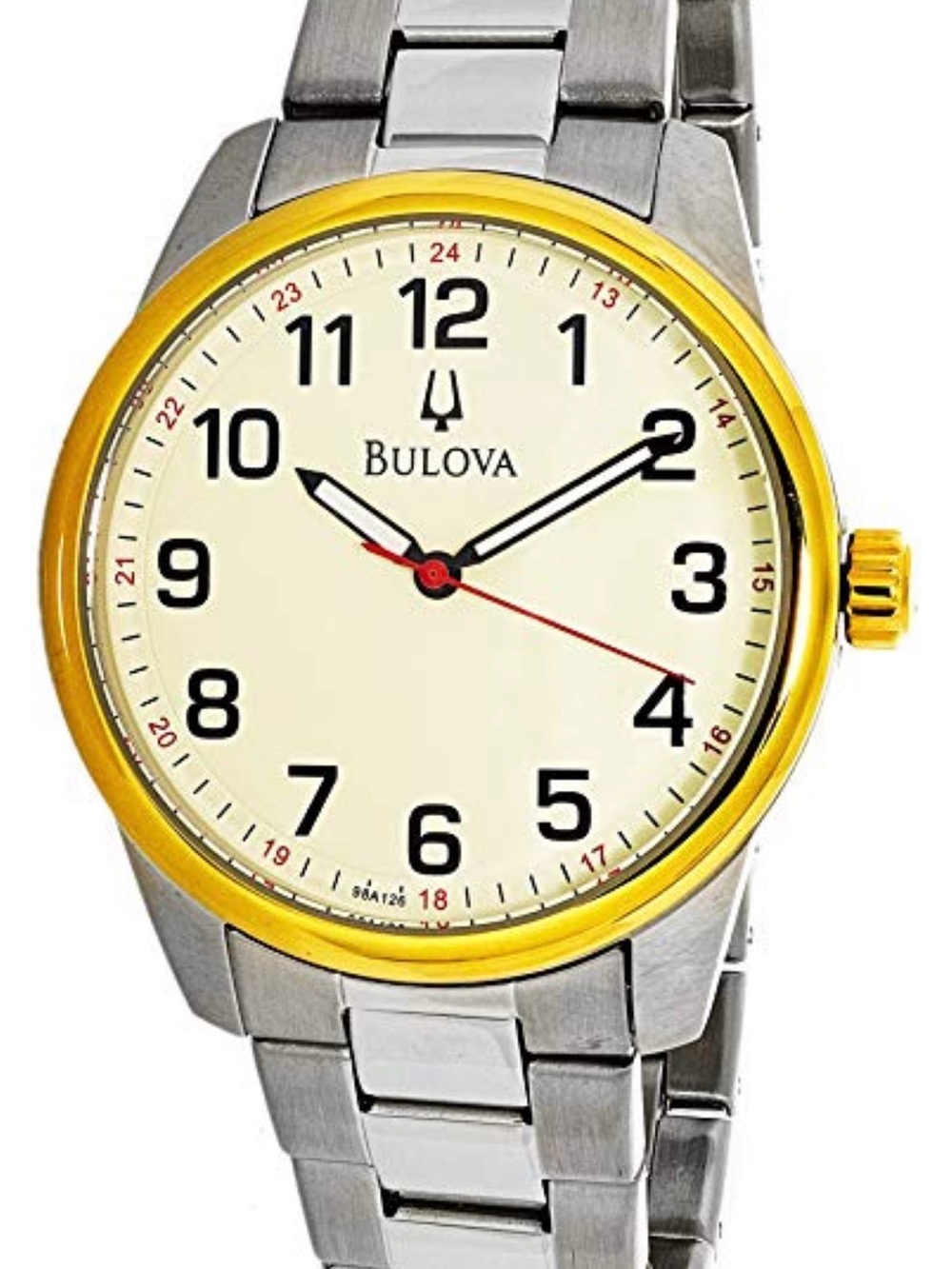 Bulova men’s casual silver stainless steel quartz watch 98A126 - Picture 7 of 7